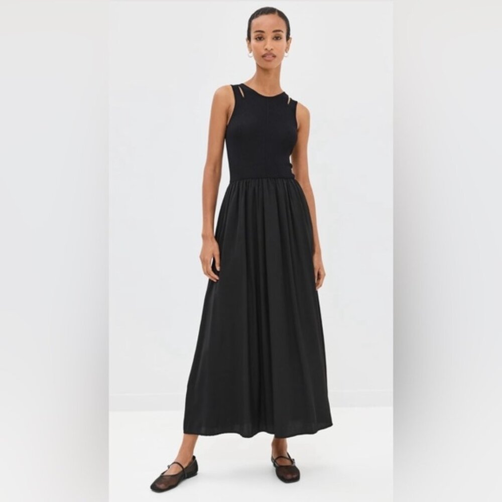 Lioness Elegant Black Sleeveless Maxi Dress size Medium